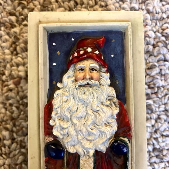 Ibis & Orchid Boxes of Light Christmas Santa Tea Light Decorative Trinket Box - Picture 2 of 15